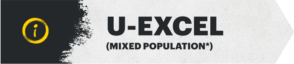 U-EXCEL (mixed population*)