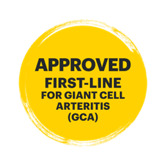 Approved For Giant Cell Arteritis (GCA)