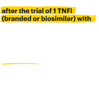 Payers cover RINVOQ after the trial of 1 TNFi (branded or biosimilar) with 99% preferred combined commercial and Medicare Part D coverage. National Commercial and Medicare Part D formulary coverage under the pharmacy benefit as of January 2025 in AS and nr-axSpA.