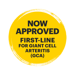 Now Approved First-Line For Giant Cell Arteritis (GCA).